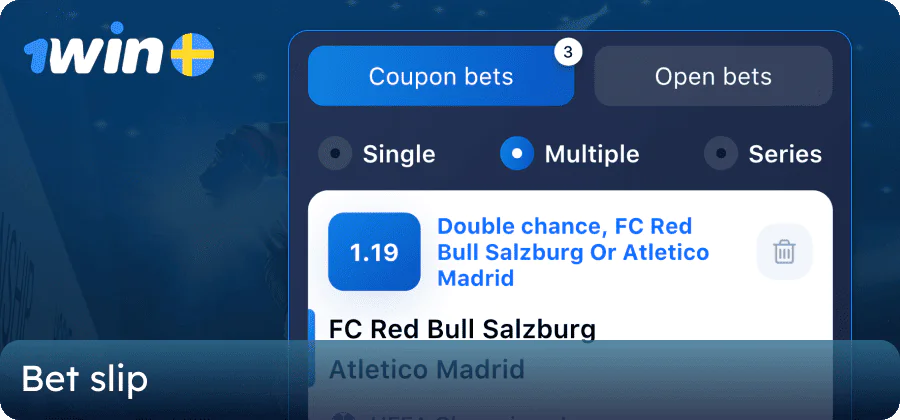 Types of sports betting at 1win in Sweden