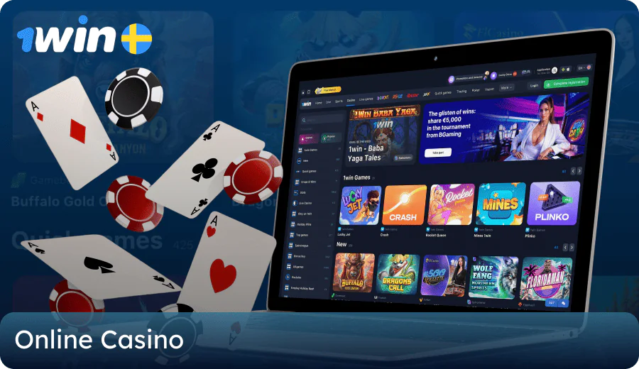 1win casino games for Swedish players