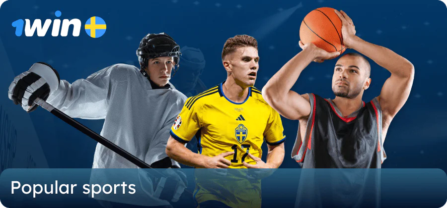 Sports to bet on at 1win in Sweden