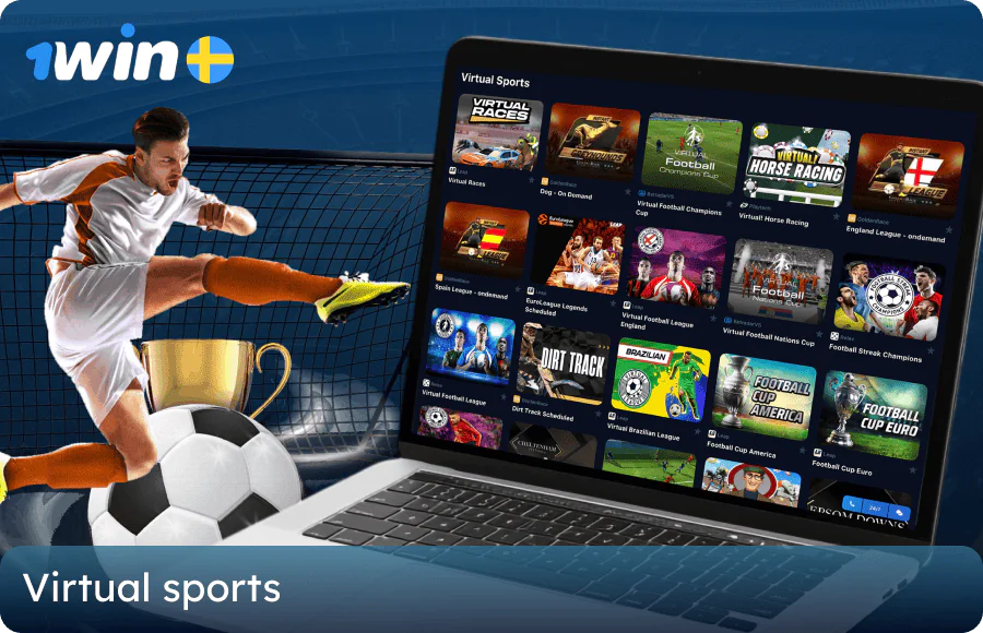 Virtual events on 1win's website for Swedish players